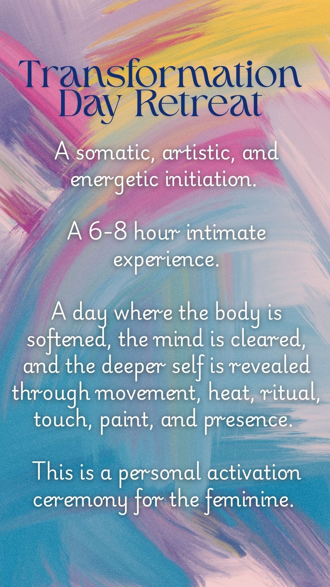 Transformation Day Retreat