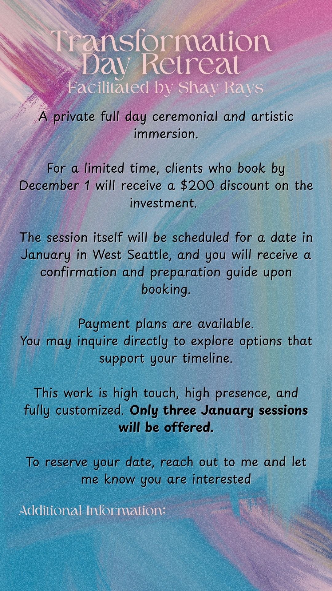 Transformation Day Retreat