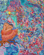Keeper of the Fractal Forest Painting