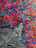 A Wolf Dream Painting