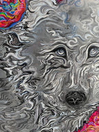 A Wolf Dream Painting