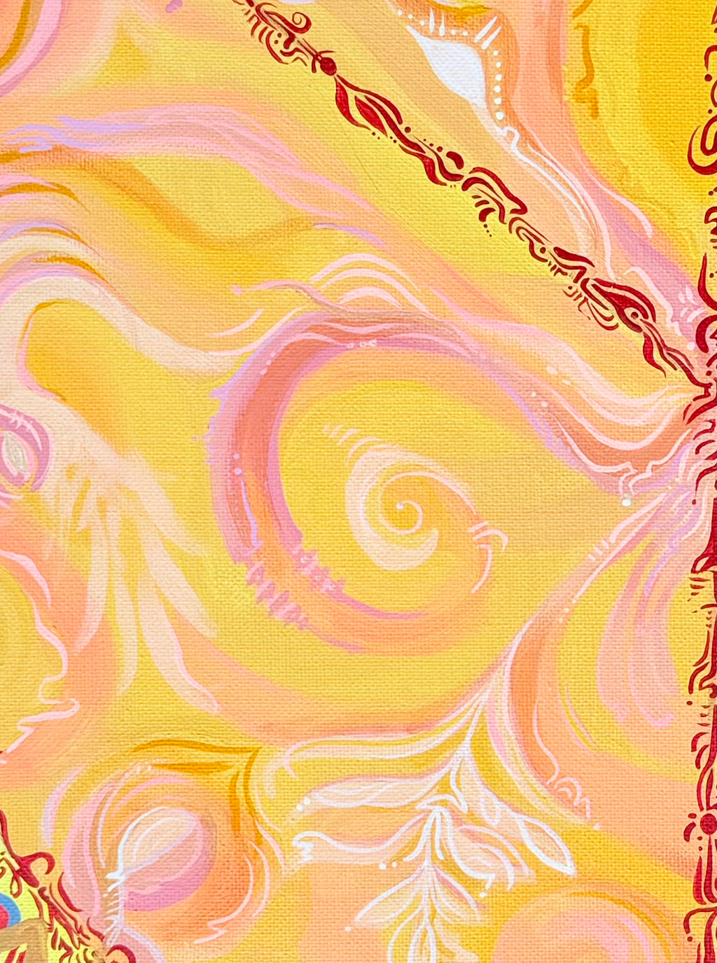 Peach Prayer Print