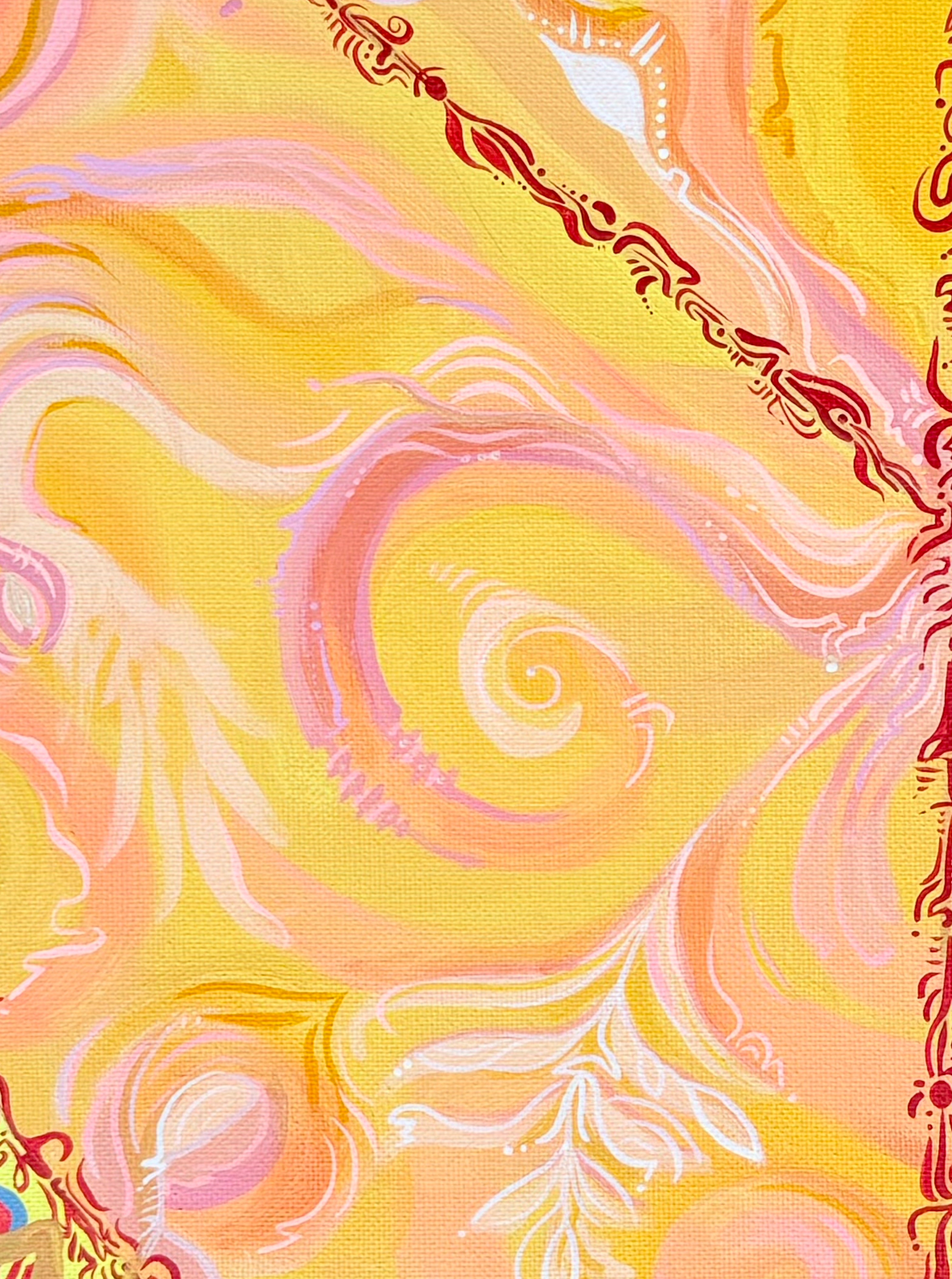 Peach Prayer Print