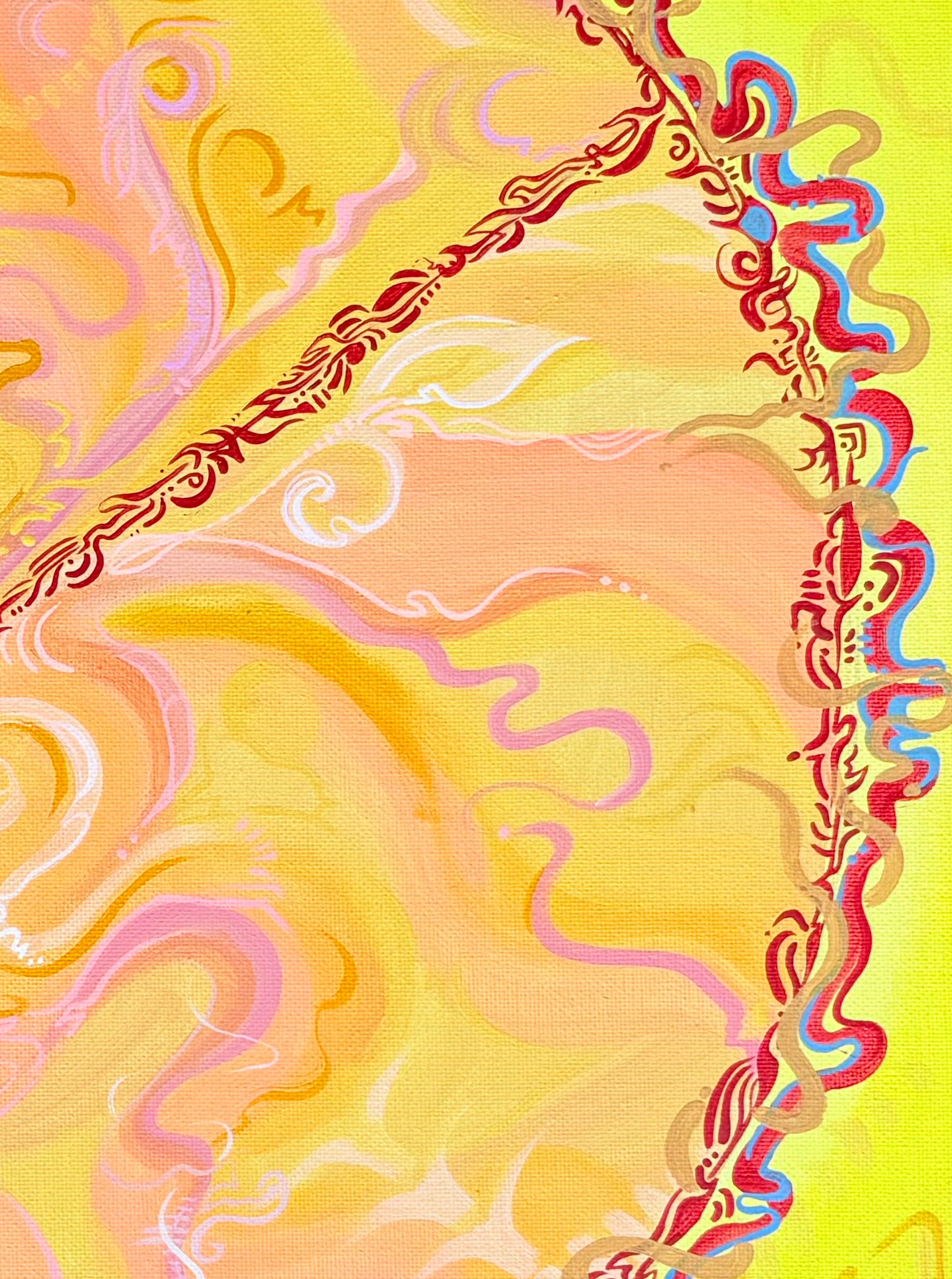Peach Prayer Print
