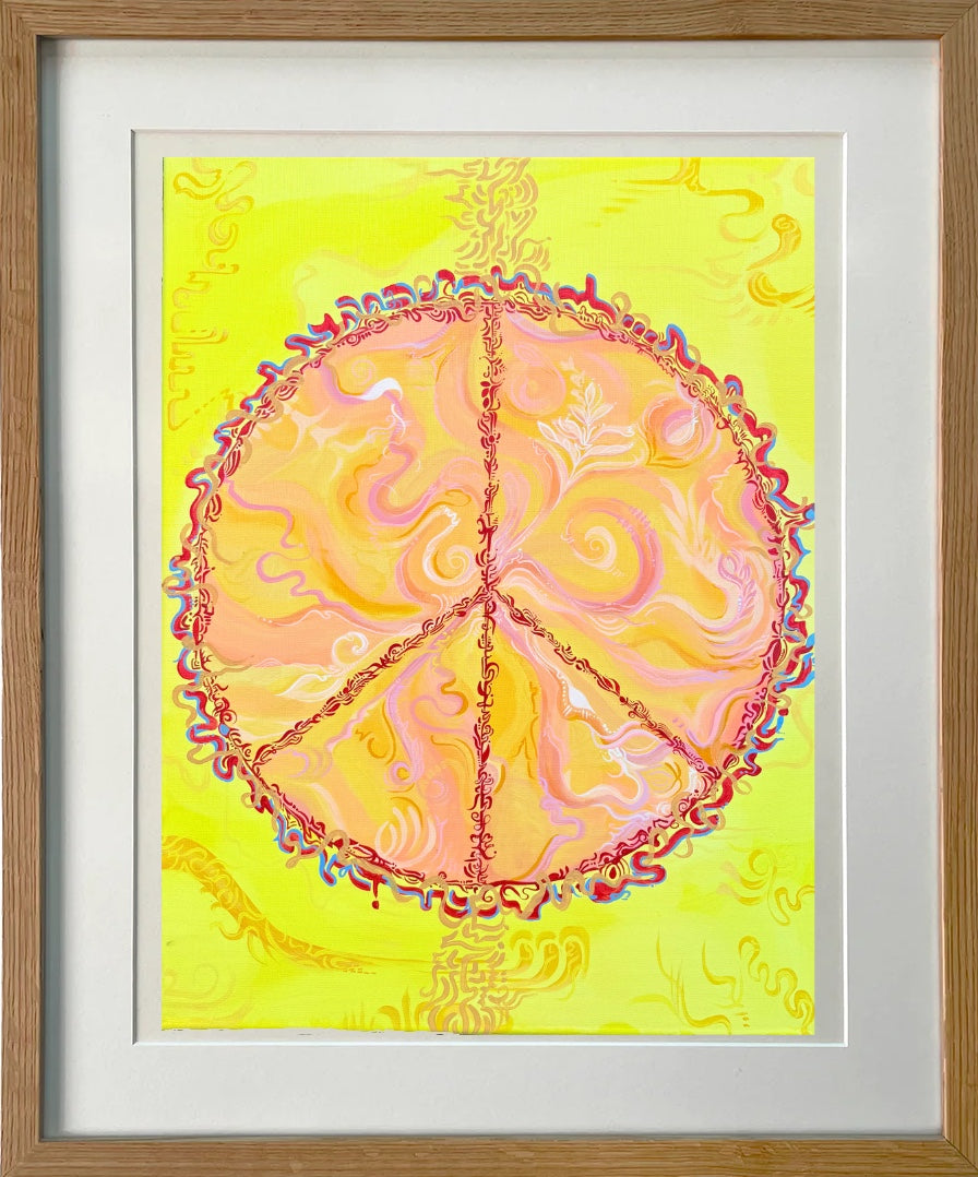 Peach Prayer Print