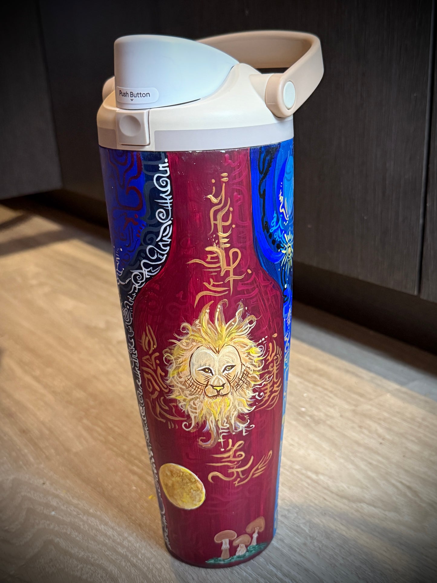 Hand Painted Water Bottle