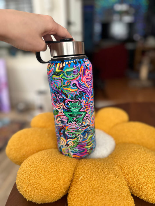 Hand Painted Water Bottle