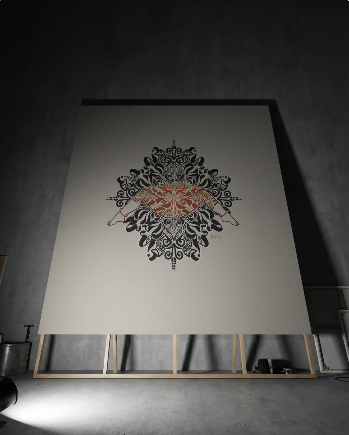 Worship Canvas Print