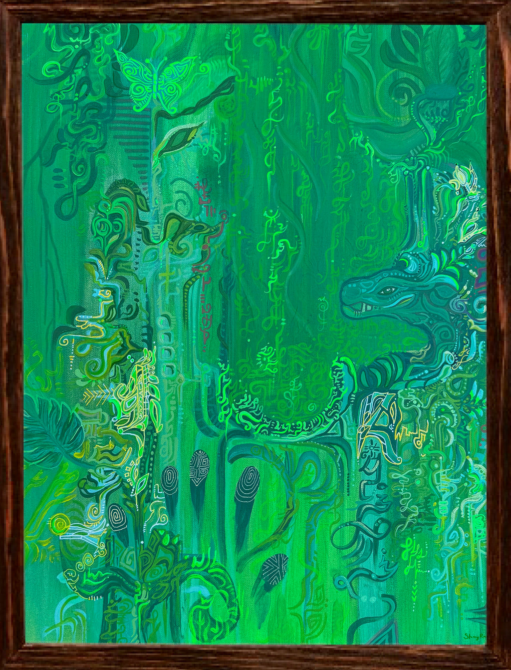 Heart Lead Leadership Painting