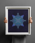 Fairy Fortress Mandala Print
