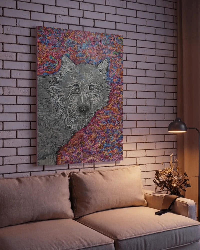 A Wolf Dream Painting