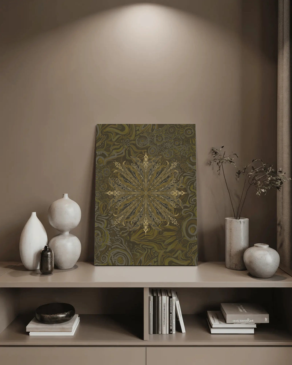 Honey Sweet Mandala Canvas