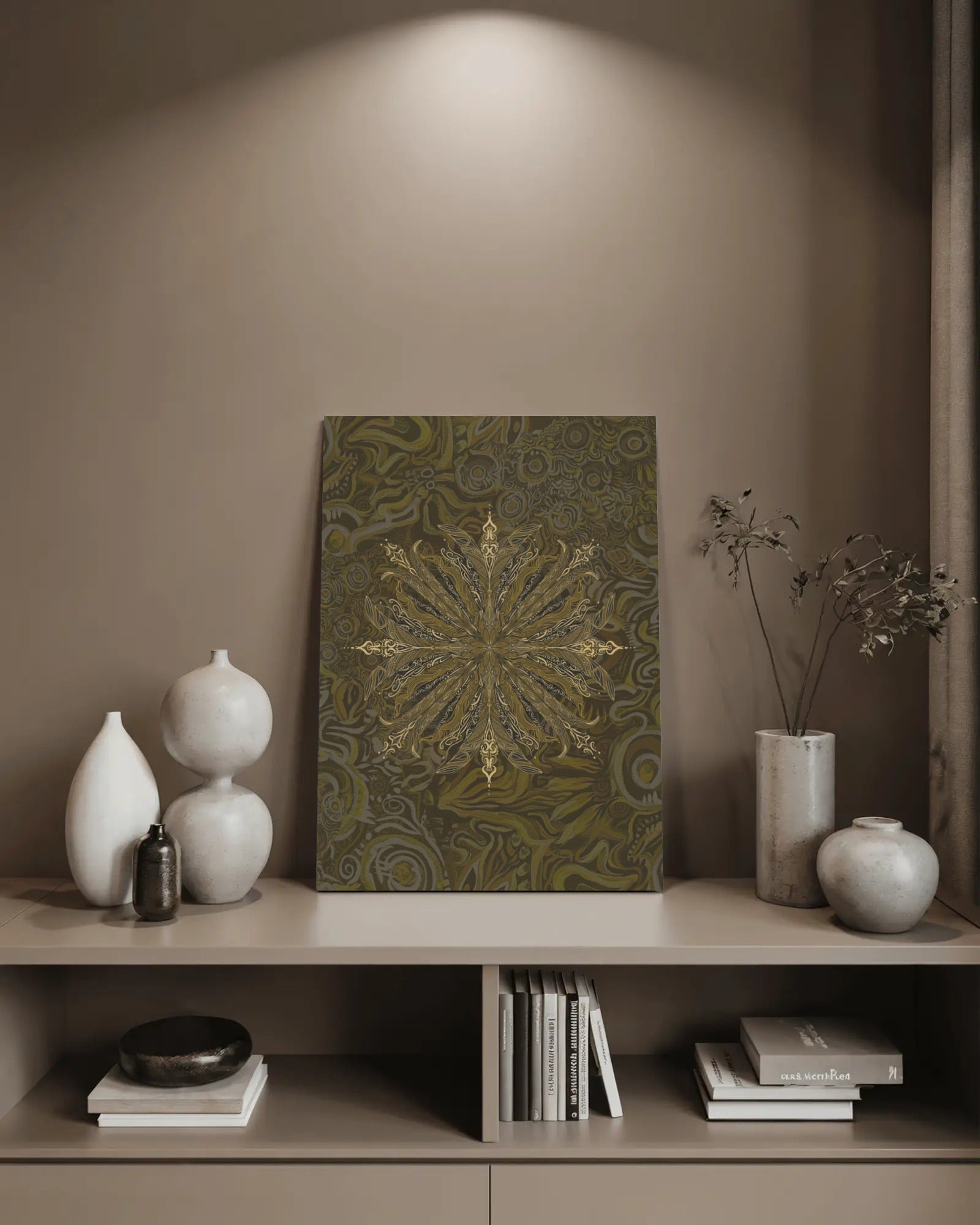 Honey Sweet Mandala Canvas